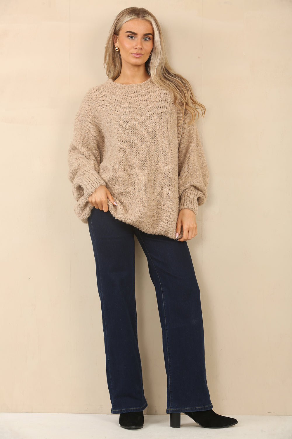 TEXTURED OVERSIZED JUMPER (14994036228480)