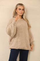 TEXTURED OVERSIZED JUMPER (14994036228480)