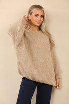 TEXTURED OVERSIZED JUMPER (14994036228480)