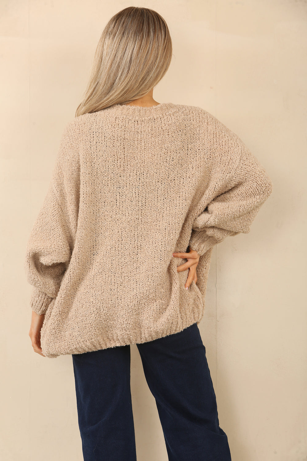 TEXTURED OVERSIZED JUMPER (14994036228480)