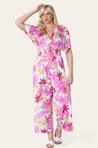 PRINTED MULTI LEAF JUMPSUIT(MIXED COLOUR PACK) (8516032561400)
