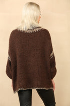 CONTRAST  OVERSIZED KNIT JUMPER (14956912378240)