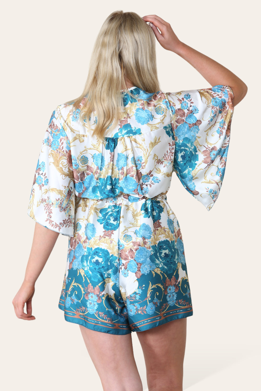 BUTTON DETAIL PRINTED PLAYSUIT (8531070484728)
