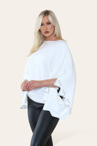 HEART CRYSTAL SLEEVE JUMPER (8649040298232)