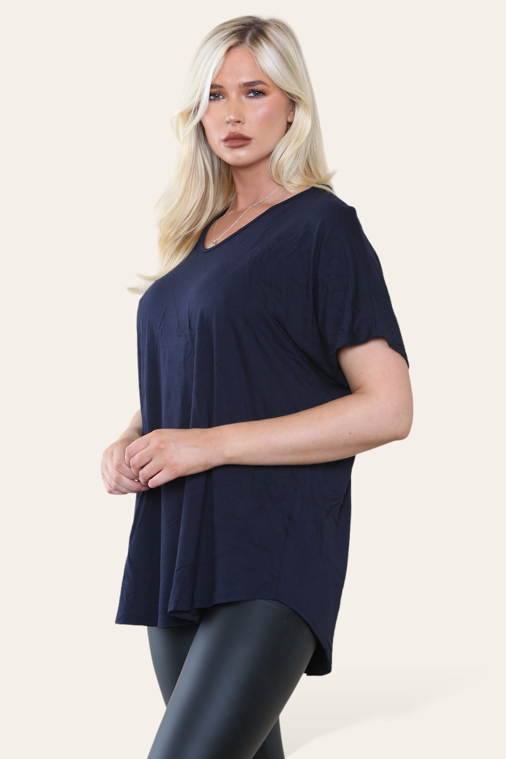 CAP SLEEVE OVERSIZED TOP (8639267209464)