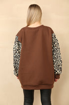 ABBY LEOPARD SLEEVE SWEAT (14956916113792)