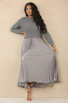 ADRIAN PLEATED BOTTOM JUMPER DRESS (15058001133952)