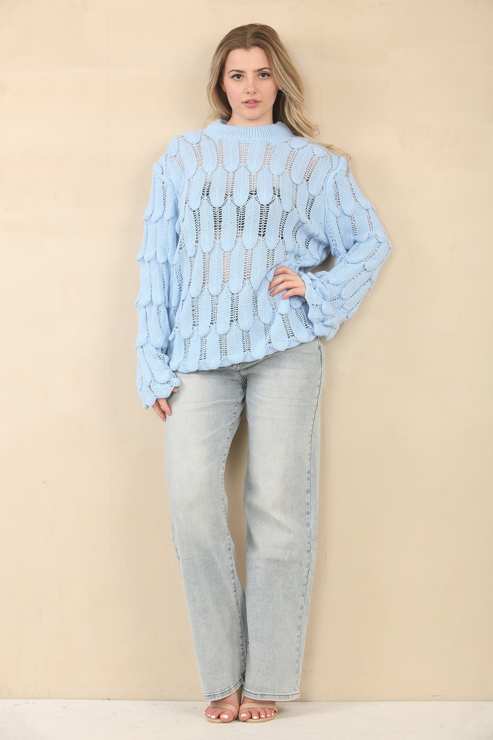 SCALLOP DETAIL JUMPER (15058945933696)