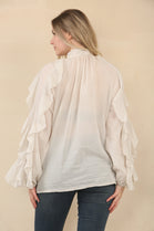 DETAIL FRILL BOW SHIRT (15060784775552)