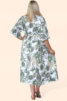 PLUS SIZE PRINTED BELTED MAXI (8560140288248)