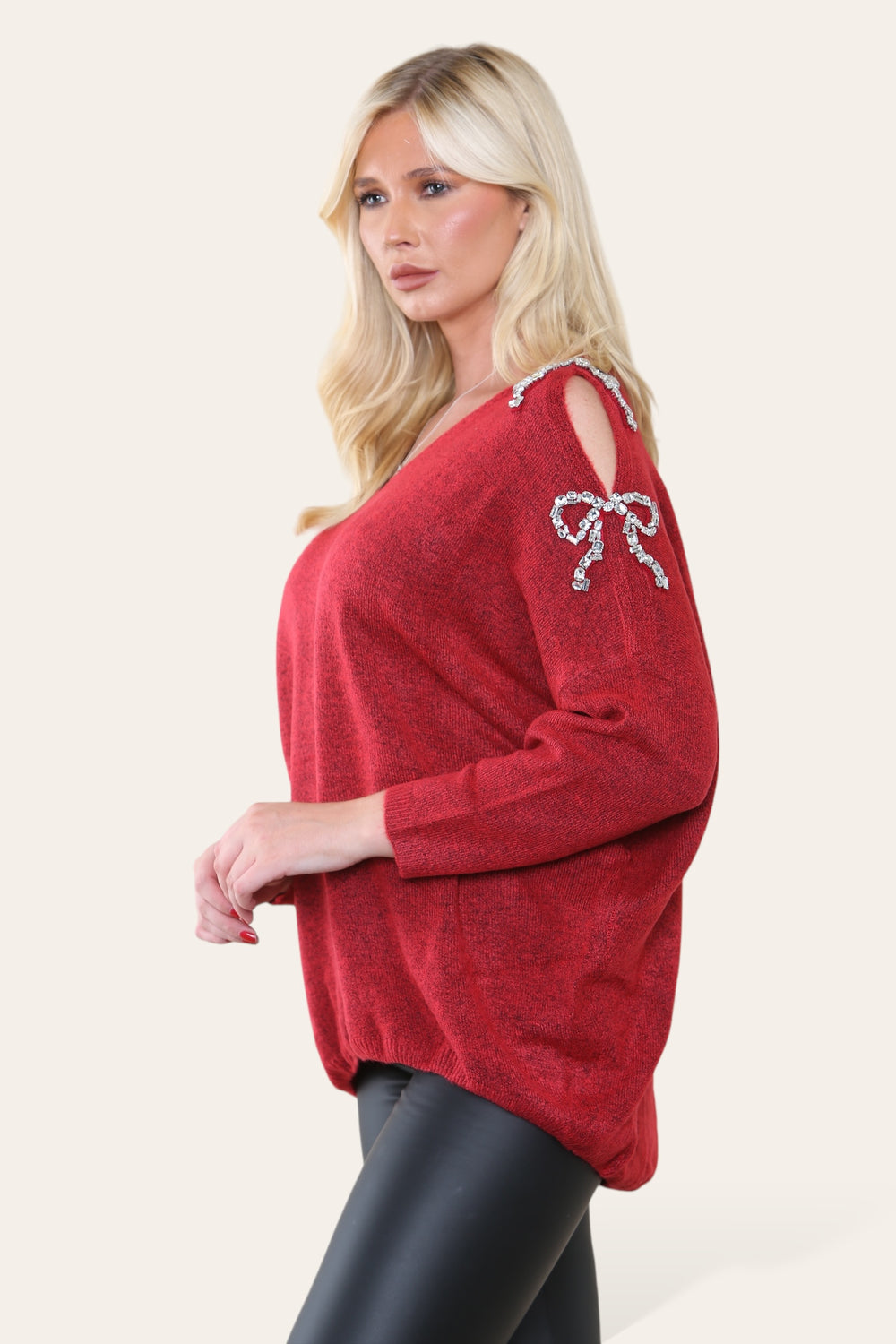 CRYSTAL BOW SHOLDER JUMPER (8657524162808)