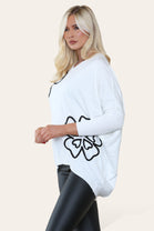 FLOWER EMBROIDERED JUMPER (8657440309496)