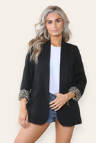 LEOPARD LINED BLAZER (8416906084600) (8660462010616)