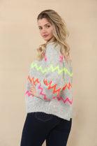 MULTI COLOUR ZIG ZAG KNIT JUMPER (15066291405184)