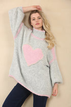 PEARL HEART KNIT JUMPER (15067988394368)