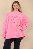 OVERSIZED NYC SLOGAN SWEAT (15068937879936)