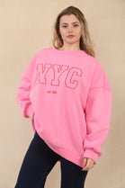 OVERSIZED NYC SLOGAN SWEAT (15068937879936)