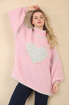 PEARL HEART KNIT JUMPER (15067986854272)