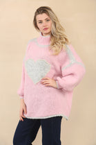 PEARL HEART KNIT JUMPER (15067986854272)