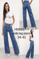 SUPER STRETCH WIDE LEG JEANS (15075130114432)