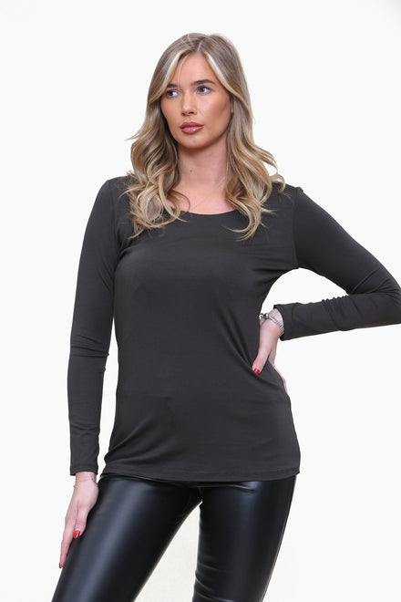 BASIC LONG SLEEVE TOP (7829982118136) (15060045529472)